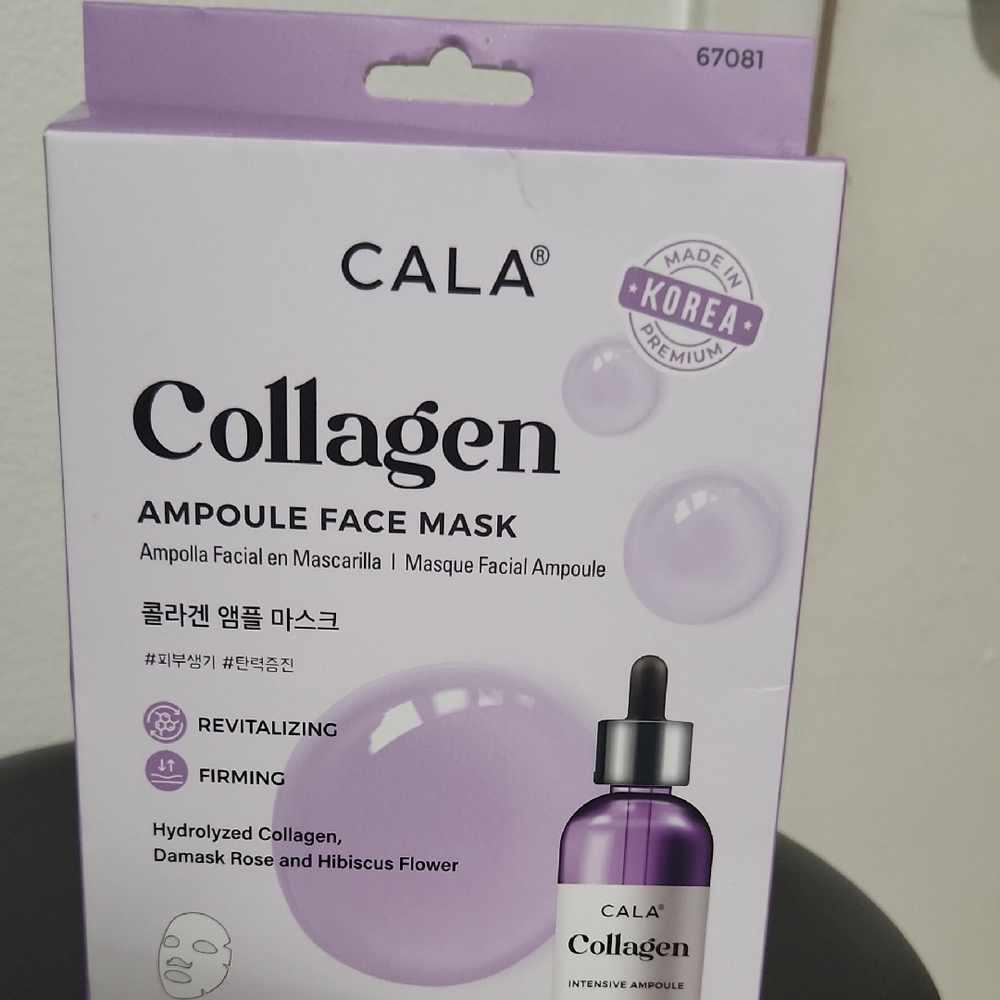 Collagen Ampoule Face Mask - Purple